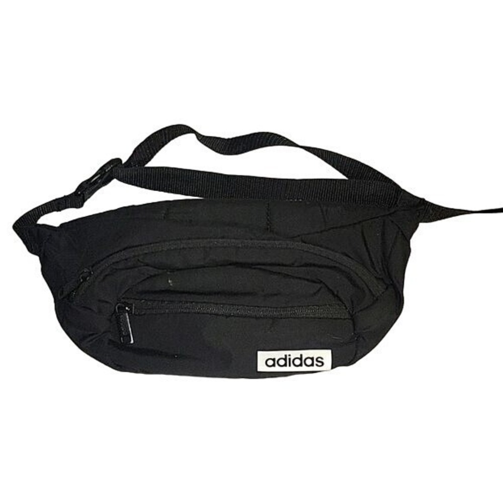 ADIDAS Unisex Adjustable Fanny Waist Pack Lightweight 2 Zippered Pockets